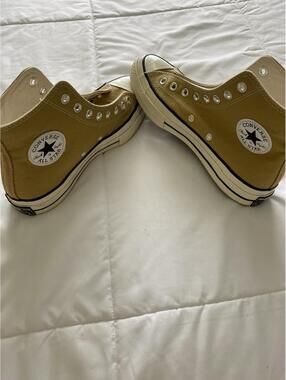 Converse Chuck 70 Hi High Top Dunescape Gold Mustard Tan Sneakers 7.5 -‎ NEW